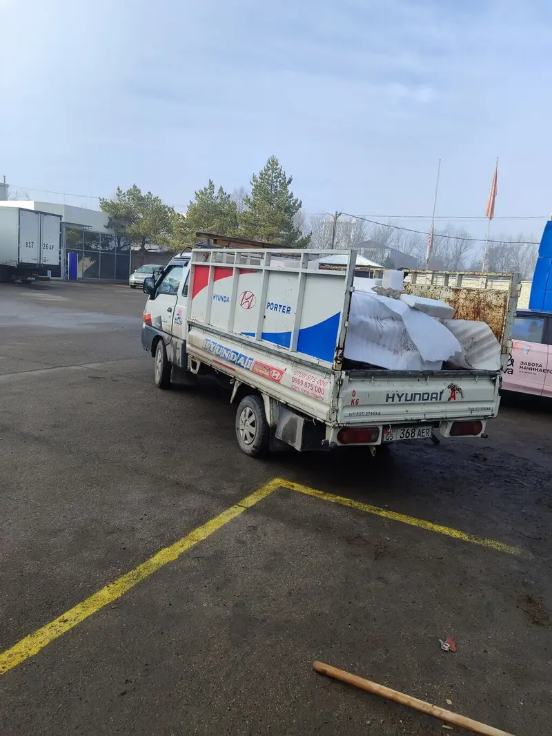Грузоперевозки на Hyundai Porter. Вывоз мусора 24/7.Портер такси — фото 4
