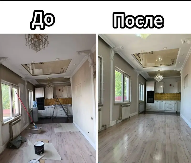 Покраска стен, Покраска потолков, Покраска окон, На масляной основе, На водной основе… — фото 4