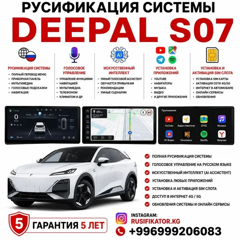 ✅GAC AION I60 ✅DEEPAL S 05 🔥РУСИФИКАЦИЯ GAC AION I60 🇨🇳русификация — фото 6
