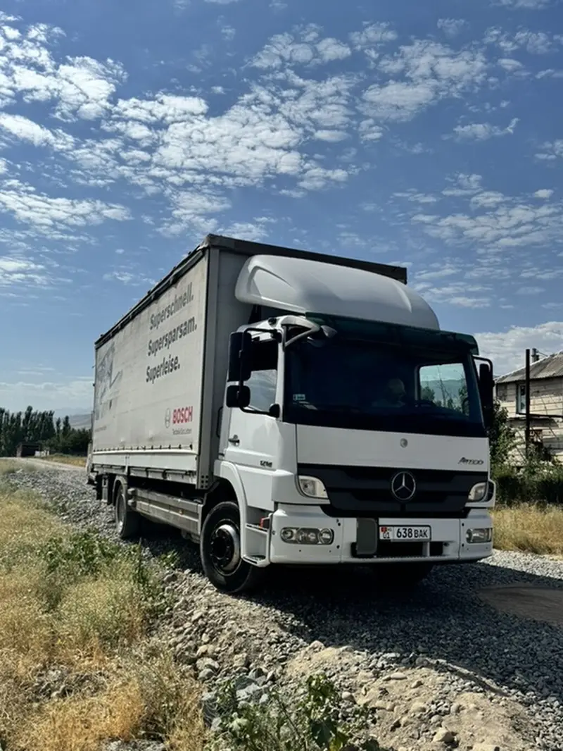Грузоперевозки на тентованном Mercedes‑Benz Atego — фото 6