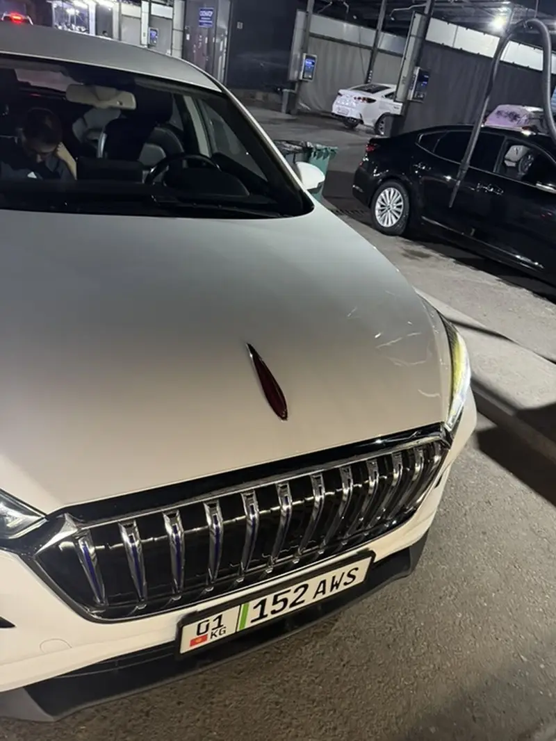 HONGQI e sh3 2020 года Кроссовер белого цвета с современным дизайном и — фото 5