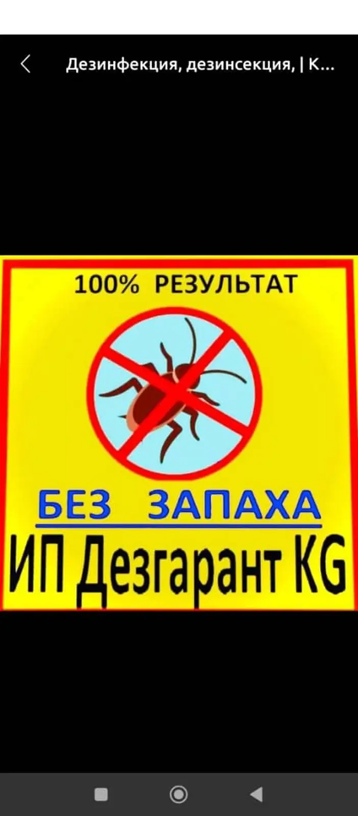 Профессиональная дезинсекция и дезинфекция «ИП Дезгарант KG» выез 24/7 — фото 5