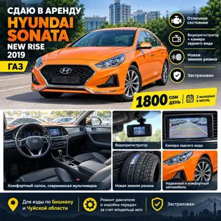 Сдаю Hyundai Sonata под такси, Долгосрочно