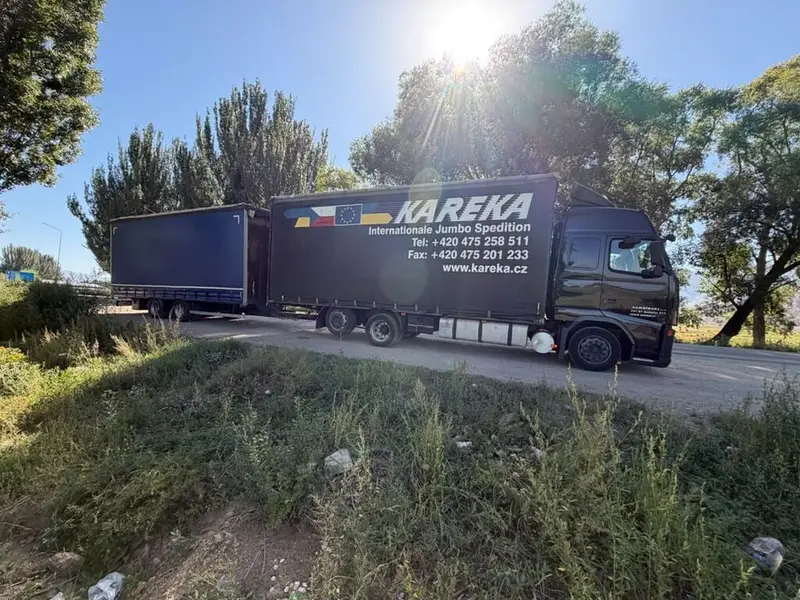 Автопоезд Volvo FH с прицепом (еврофура/тент, Jumbo) — фото 3