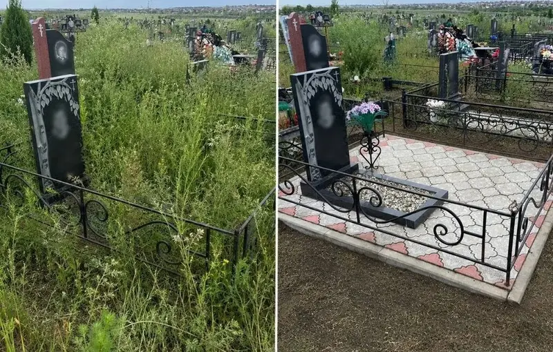 Уход за могилами — фото 4