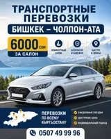 Транспортные перевозки по маршруту Бишкек — Чолпон-Ата.