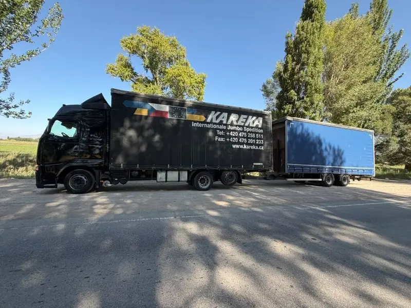 Автопоезд Volvo FH с прицепом (еврофура/тент, Jumbo) — фото 2
