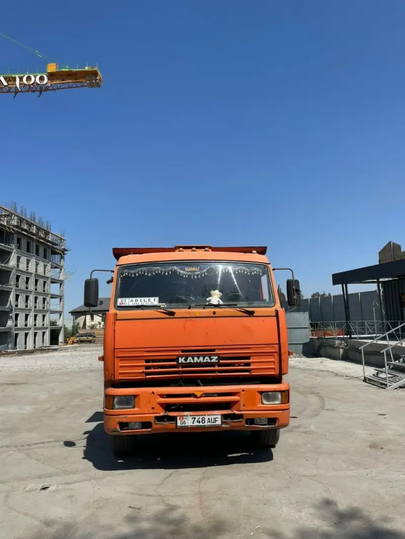 Срочно🔥🔥🔥 Самосвал KAMAZ 6x4 (трёхосный), оранжевый — фото 5