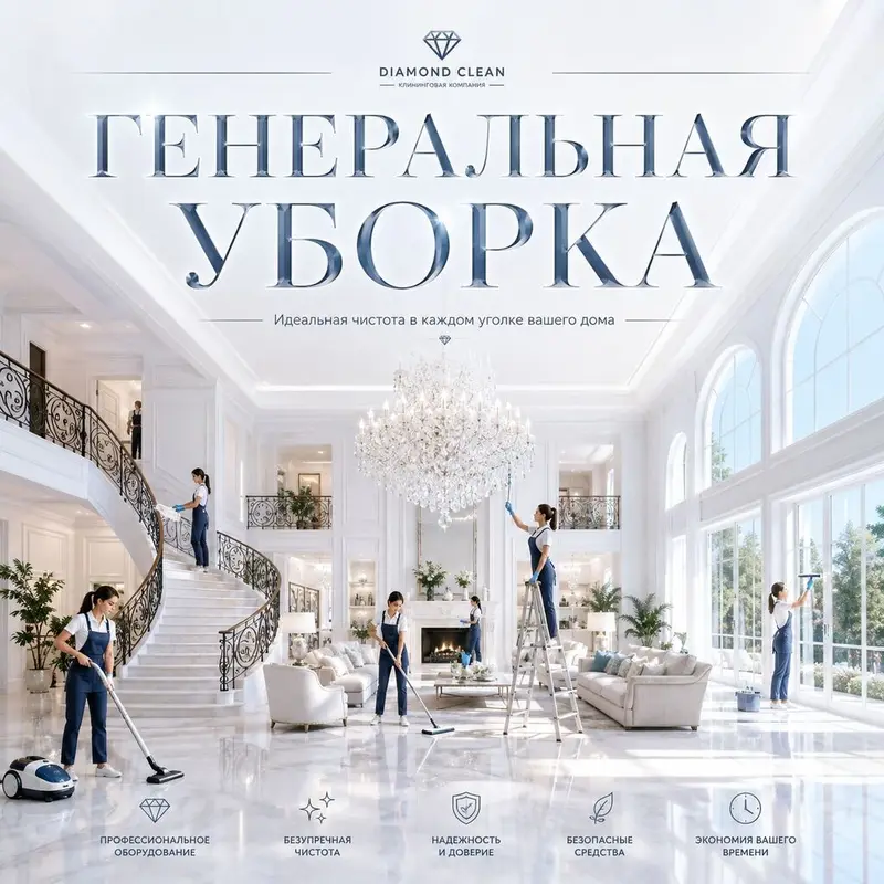 Клининговая компания Diamond Clean — профессиональная влажная и — фото 4