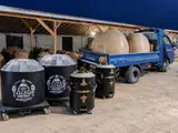 Тандыр передвижнои на колёсах #тандыр в бочке#большои ассортимент
