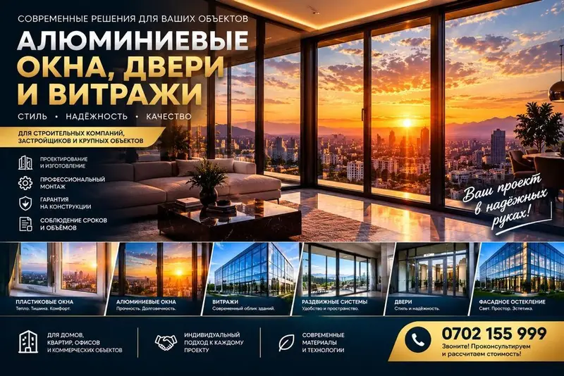 Алюминиевое окно на заказ, Тип окна: Витражные, Декоративные особенности: Декоративный… — фото 2