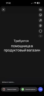 Помощник в продуктовый магазин