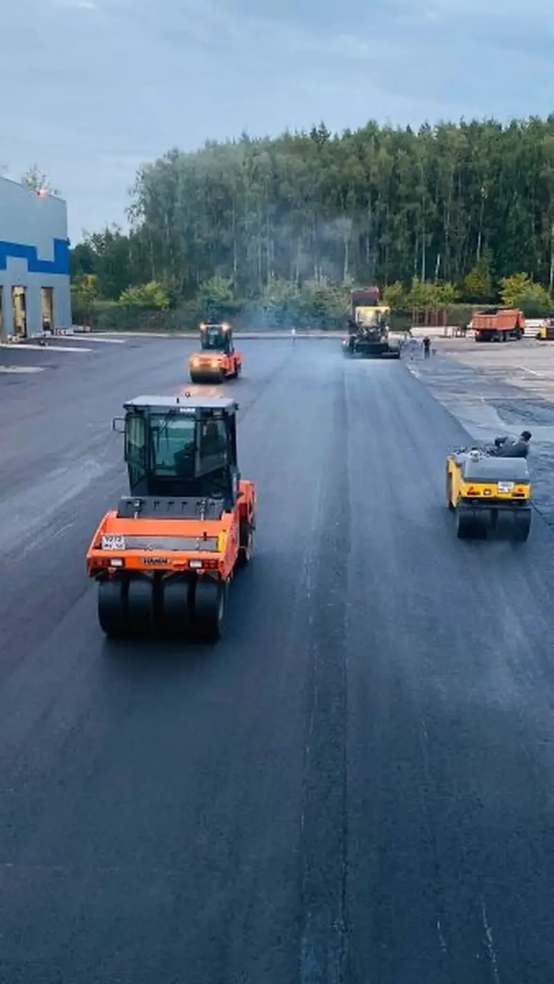 Асфальтирование дорог, площадок и подъездных путей Профессиональное — фото 3