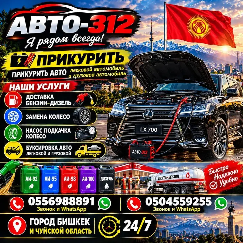 АВТО‑312 — выездные автоуслуги и доставка топлива Что делаем — фото 2