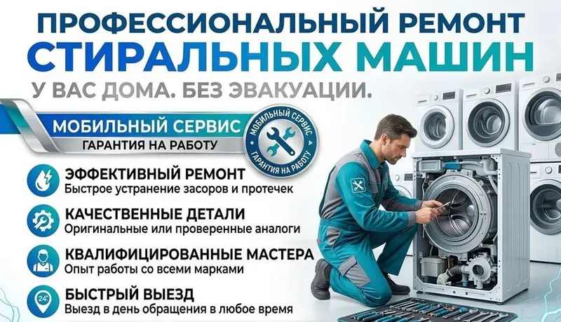 Ремонт стиральных машин с выездом на дом Что делаем — фото 5