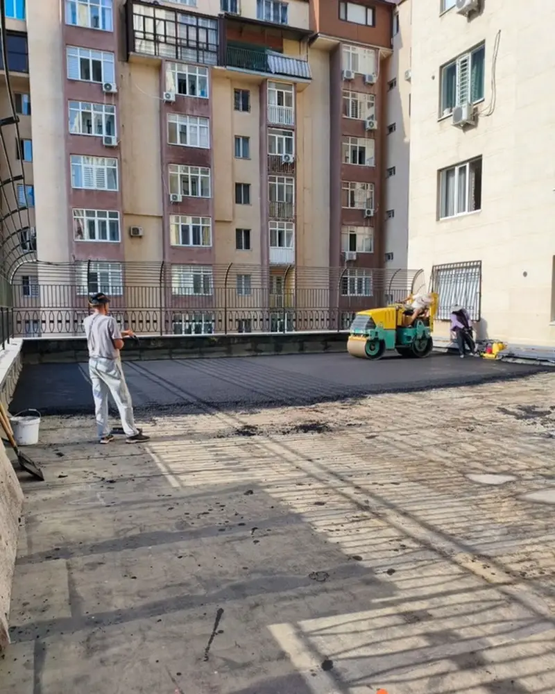 Асфальт асфальтирование территории 🏘️ дворы заезды выезды парковка — фото 5