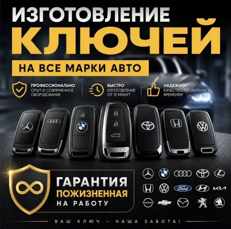 Вскрытие авто изготовление ключей ремонт авто замков Услуги по — фото 4