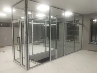 На заказ Каркасная перегородка, Для офиса, Монтаж, Демонтаж, Бесплатный замер