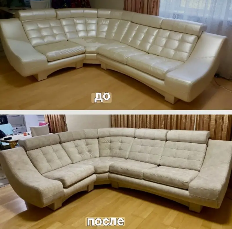 Профессиональная перетяжка и реставрация мягкой мебели — фото 2