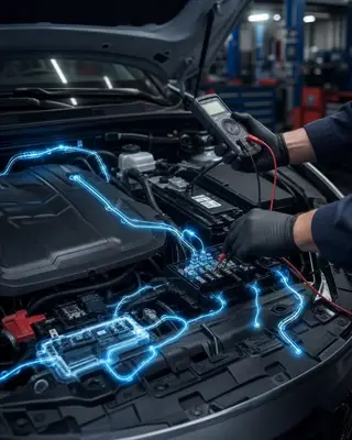 Услуги автоэлектрика, Ремонт проводки, Круглосуточно