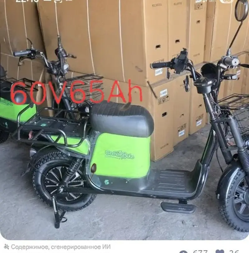 Greenbike * Запас хода до 180 км на одном заряде ( ёмкость — фото 2
