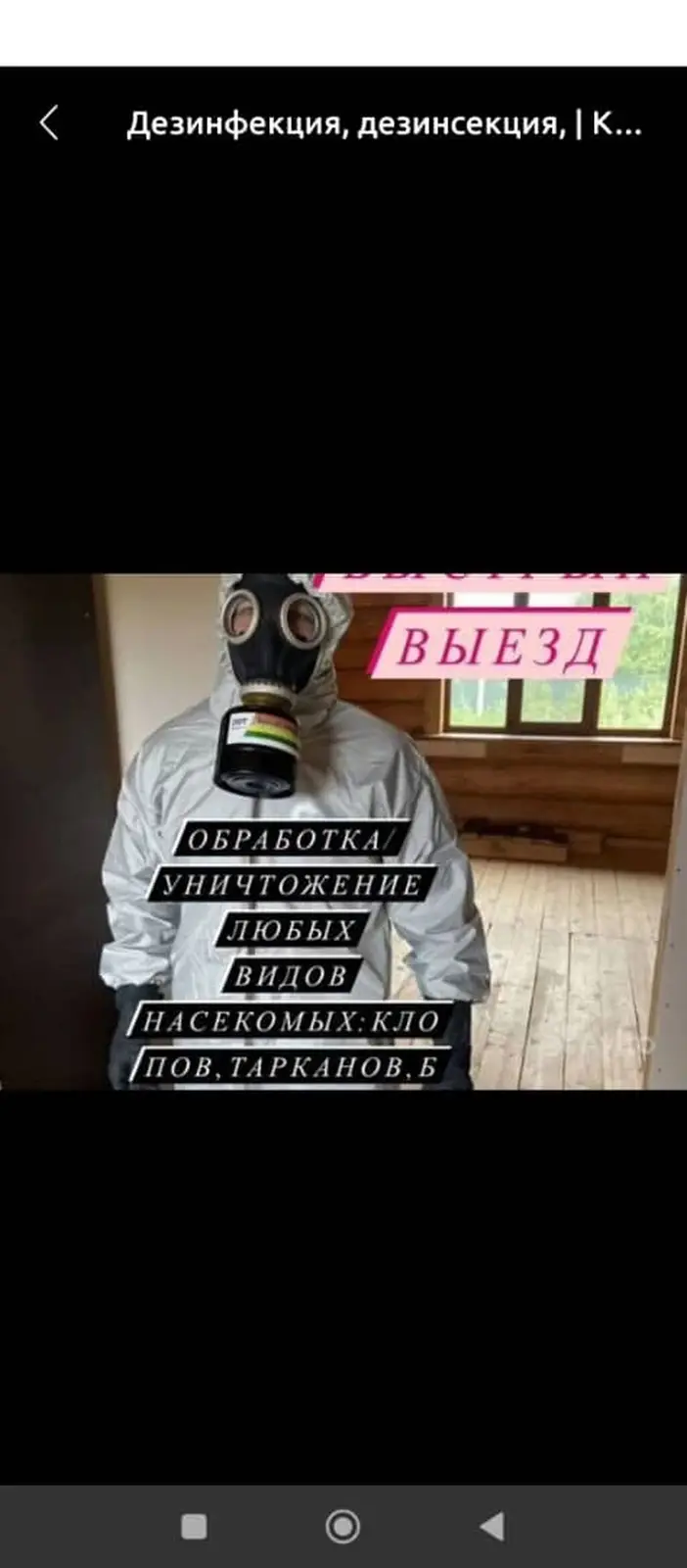 Профессиональная дезинфекция и дезинсекция — фото 4