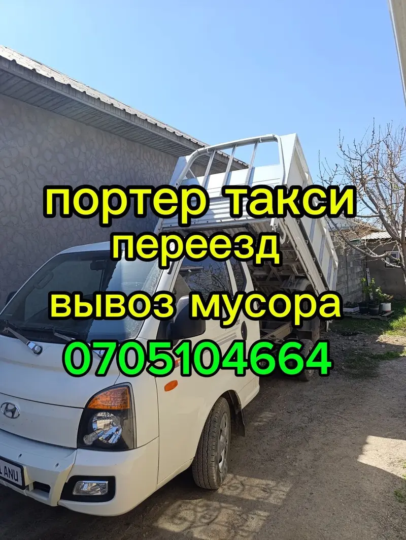 Заказать Хендай портер, Вывоз строй мусора, C грузчиком — фото 3