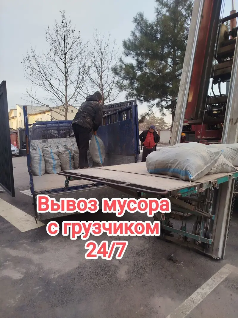 Заказать Хендай портер, Вывоз бытового мусора, C грузчиком — фото 2