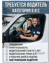Водитель грузового транспорта
