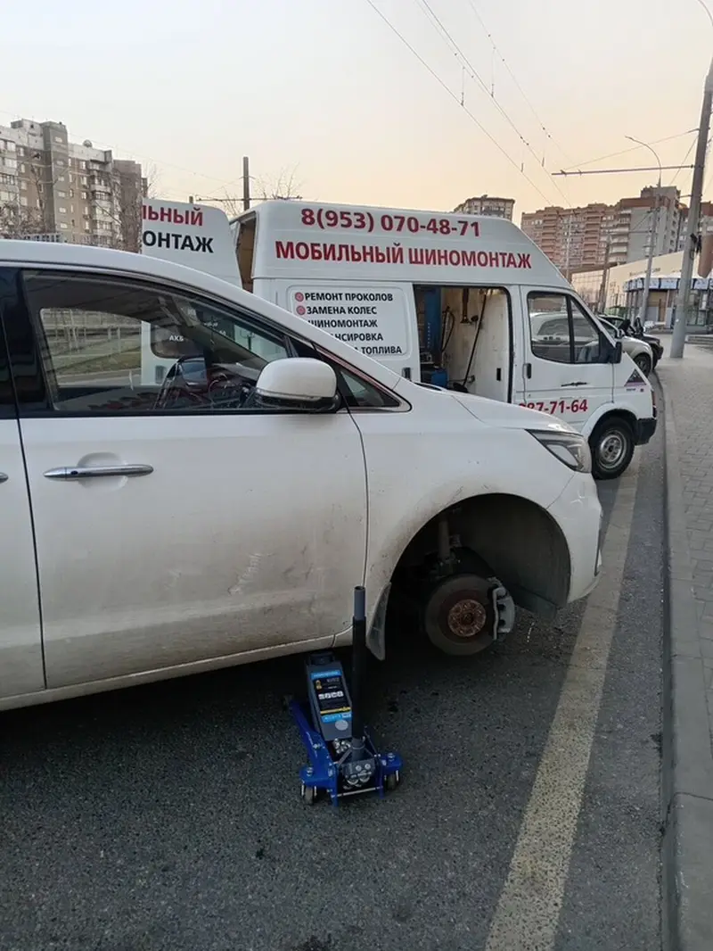 Шиномонтаж, Замена колес, С выездом, Специализация: Легковое авто — фото 4