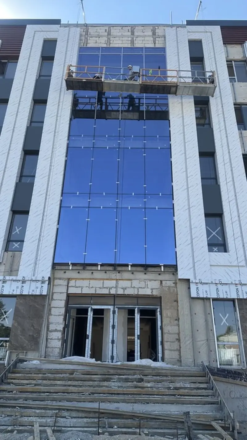 Пластиковое окно на заказ, Тип окна: Панорамные, Декоративные особенности: Фрамуга… — фото 6