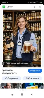 Продавец в пивбар в ж/м Кок -жар