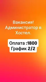 Администратор в хостел