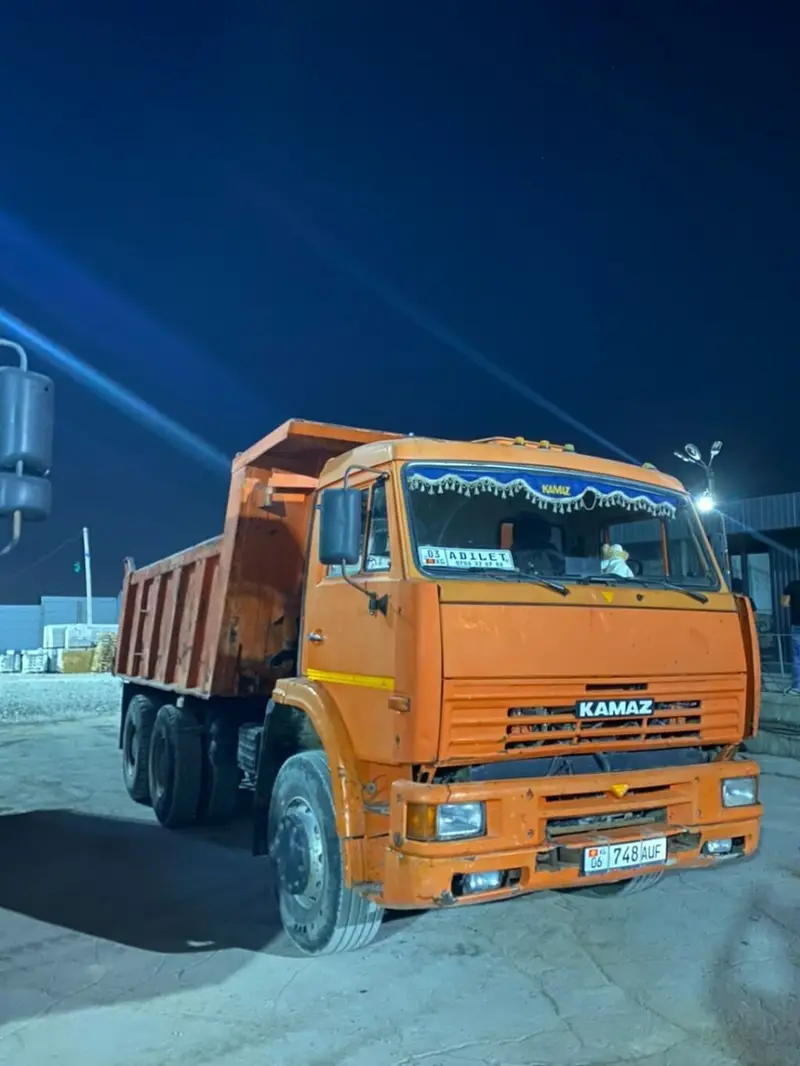 Срочно🔥🔥🔥 Самосвал KAMAZ 6x4 (трёхосный), оранжевый — фото 3