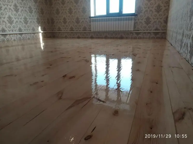 Шлифуем пол на профессиональном оборудование! А также лакируем и — фото 5