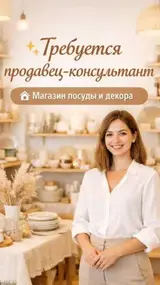 Продавец-консультант в магазин