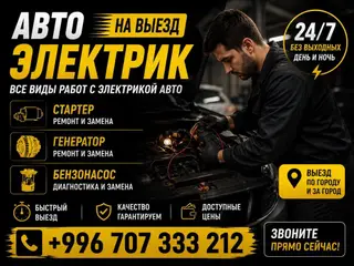 Услуги автоэлектрика, Ремонт стартера, Специализация: Легковое авто, С выездом