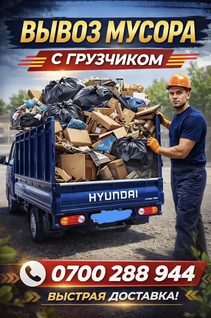 Заказать Хендай портер, Вывоз строй мусора, C грузчиком — фото 4