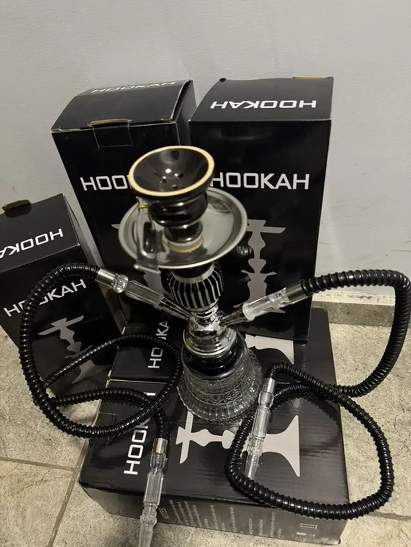 Кальян мини HOOKAH с двумя шлангами — фото 3