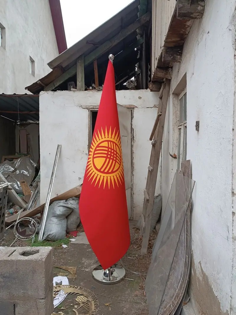 Производим флаги КР и другие на заказ Флаг кабинетный(габардин — фото 3