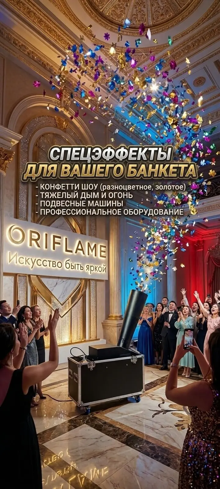 Спецэффекты для банкетов и торжеств — фото 2