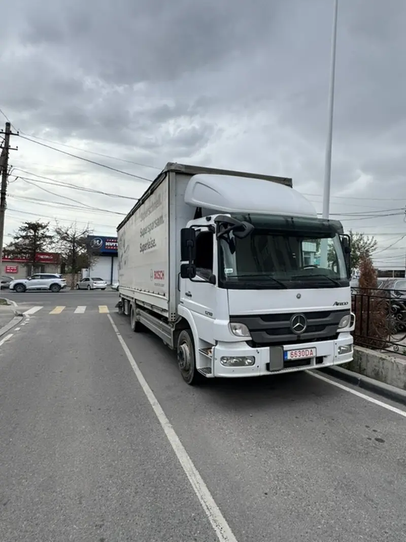 Грузоперевозки на тентованном Mercedes‑Benz Atego — фото 2