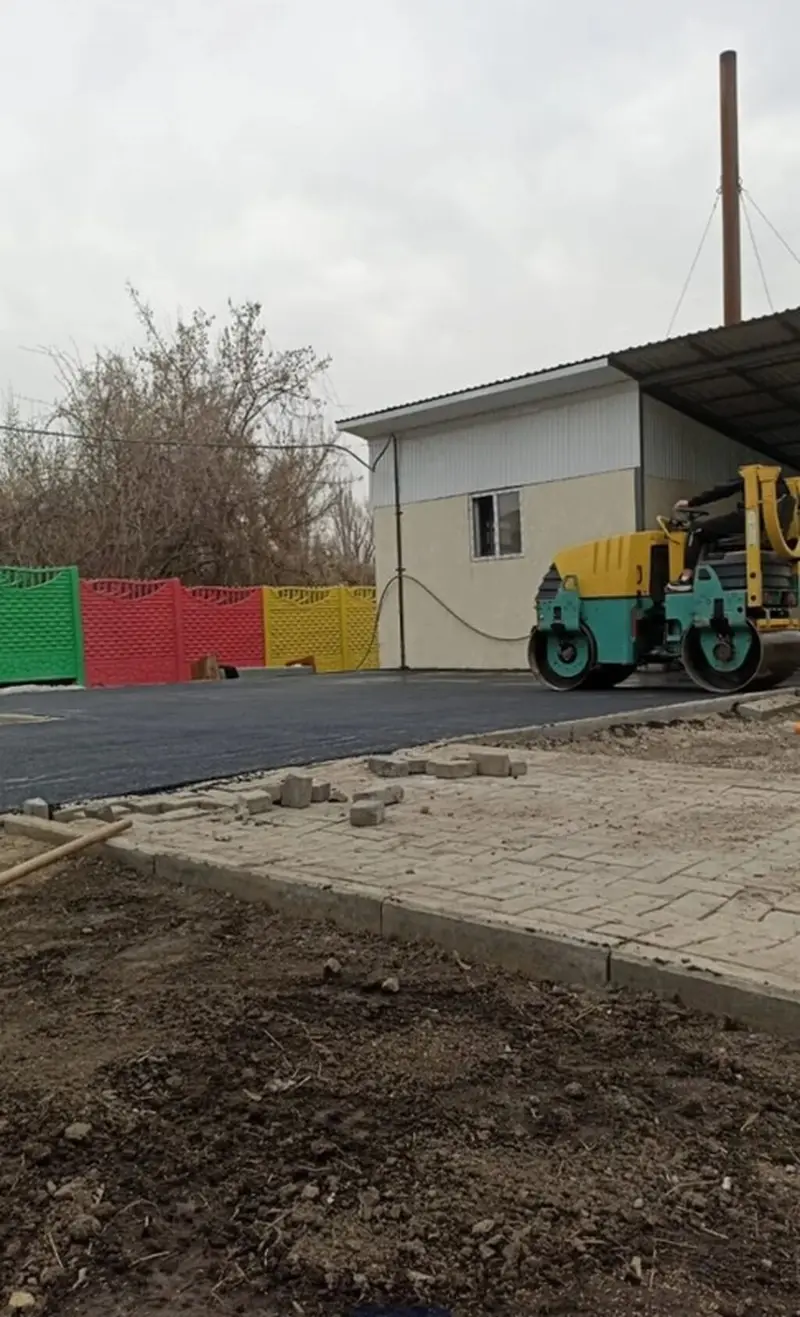 Асфальт асфальтирование территории 🏘️ дворы заезды выезды парковка — фото 4