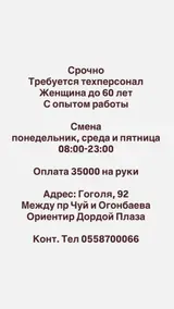 Техперсонал с опытом работы