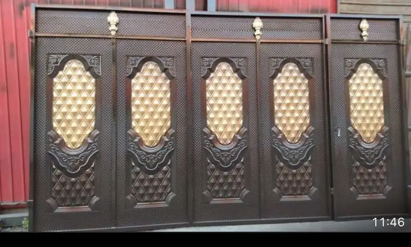 Ворота, распашные, откатные, металл России, отличное качество, есть в — фото 6