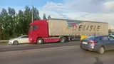Тягач DAF XF с тентованным полуприцепом