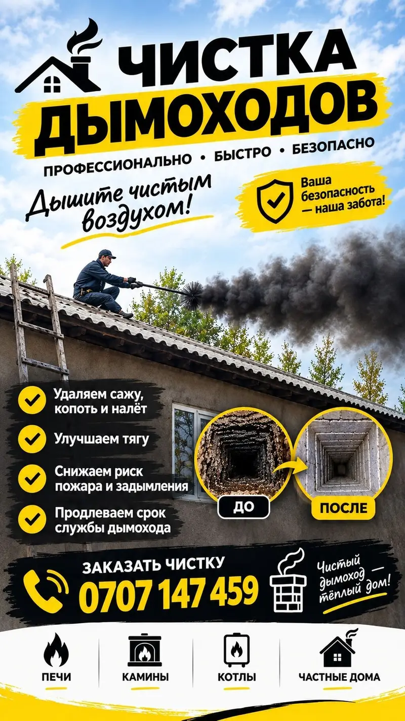 Профессиональная чистка дымоходов — фото 3