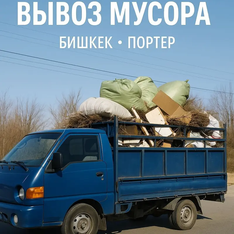 Заказать Хендай портер, Вывоз строй мусора, C грузчиком — фото 3