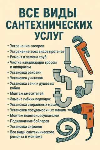 Сантехнические услуги — полный комплекс работ под ключ