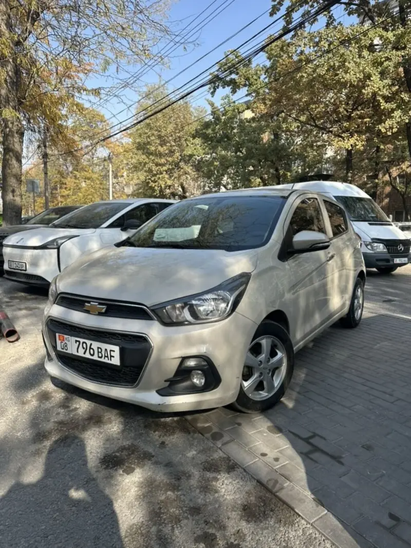 Chevrolet Spark 2017 светло‑бежевый цвет кузова Авто под выкуп — фото 2